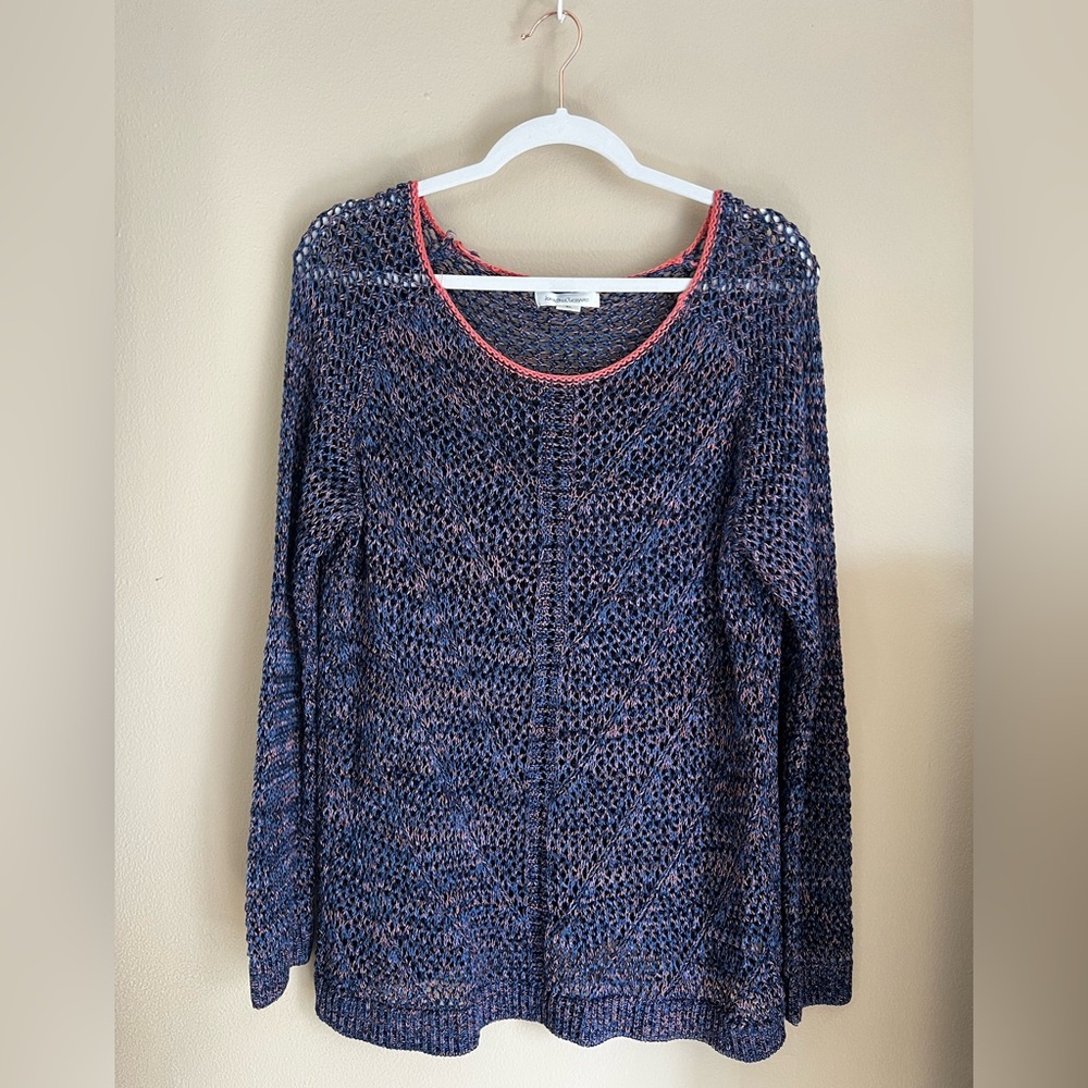 John Paul Richard Open‑Knit Sweater – Size XL